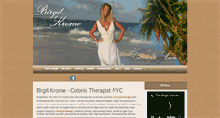 Desktop Screenshot of birgitkrome.com