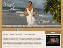 Tablet Screenshot of birgitkrome.com